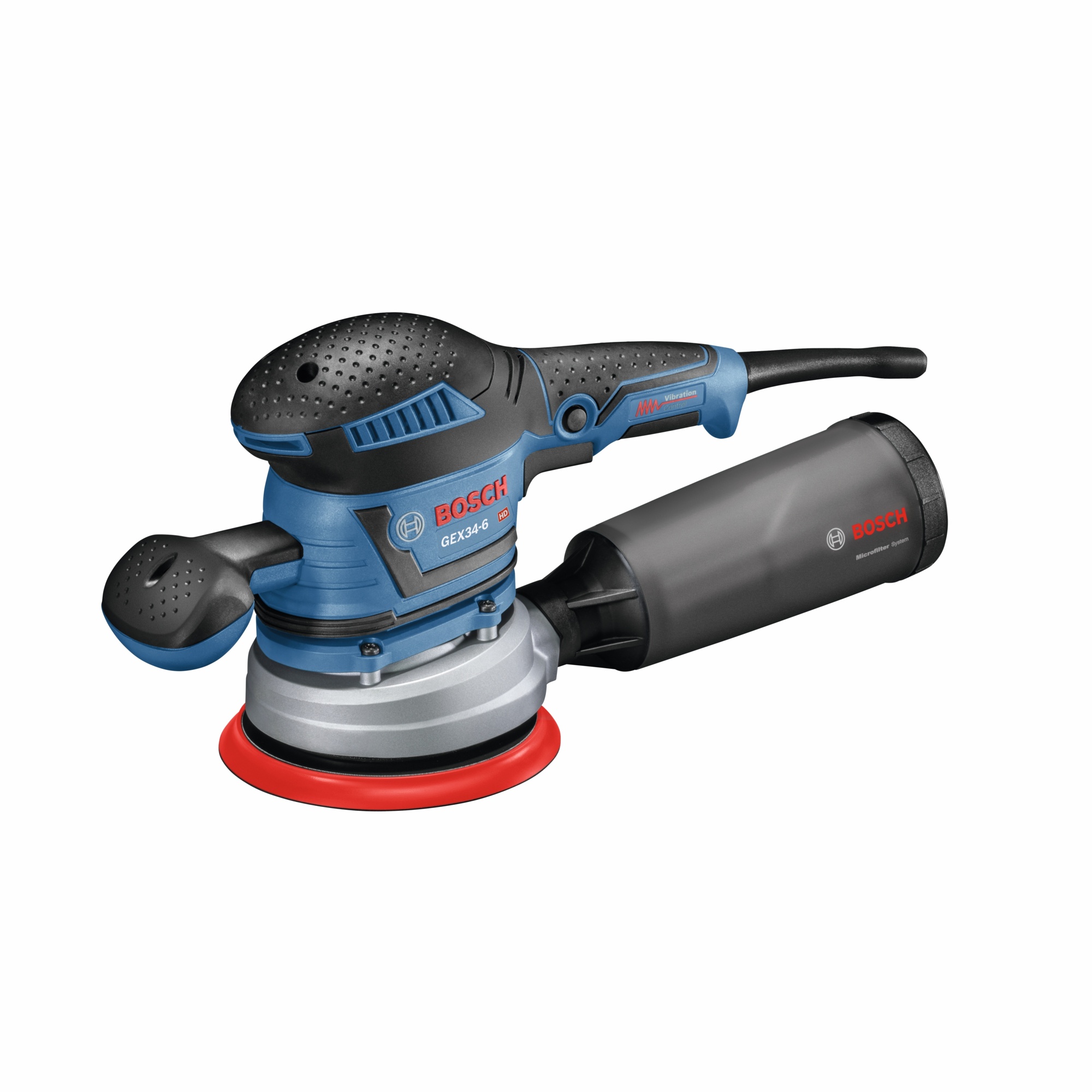 Bosch Multi-Hole Random Orbit Sander/Polisher — 6in., Model# GEX34-6N